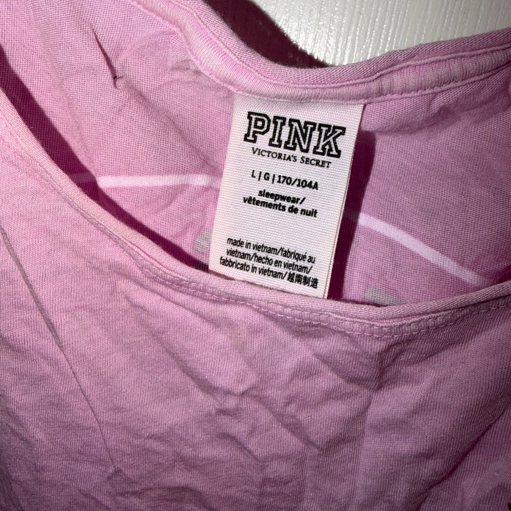 PINK Victoria's Secret Light Pink Sleepwear - Picture 2 of 3